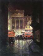 christopher r.w.nevinson the strand by night oil painting reproduction